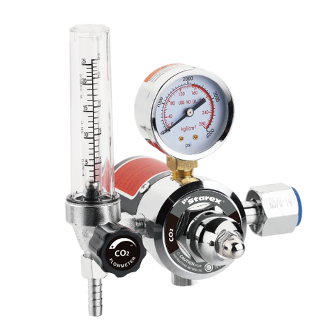 Caudalímetro regulador de calentador de CO2 CRF521