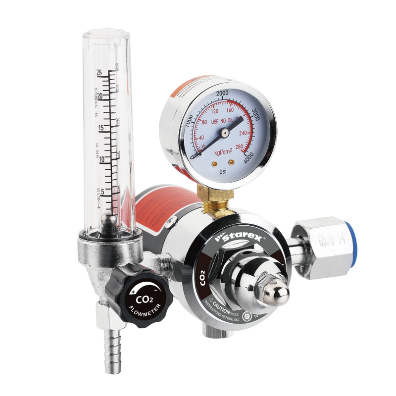 Caudalímetro regulador de calentador de CO2 CRF521