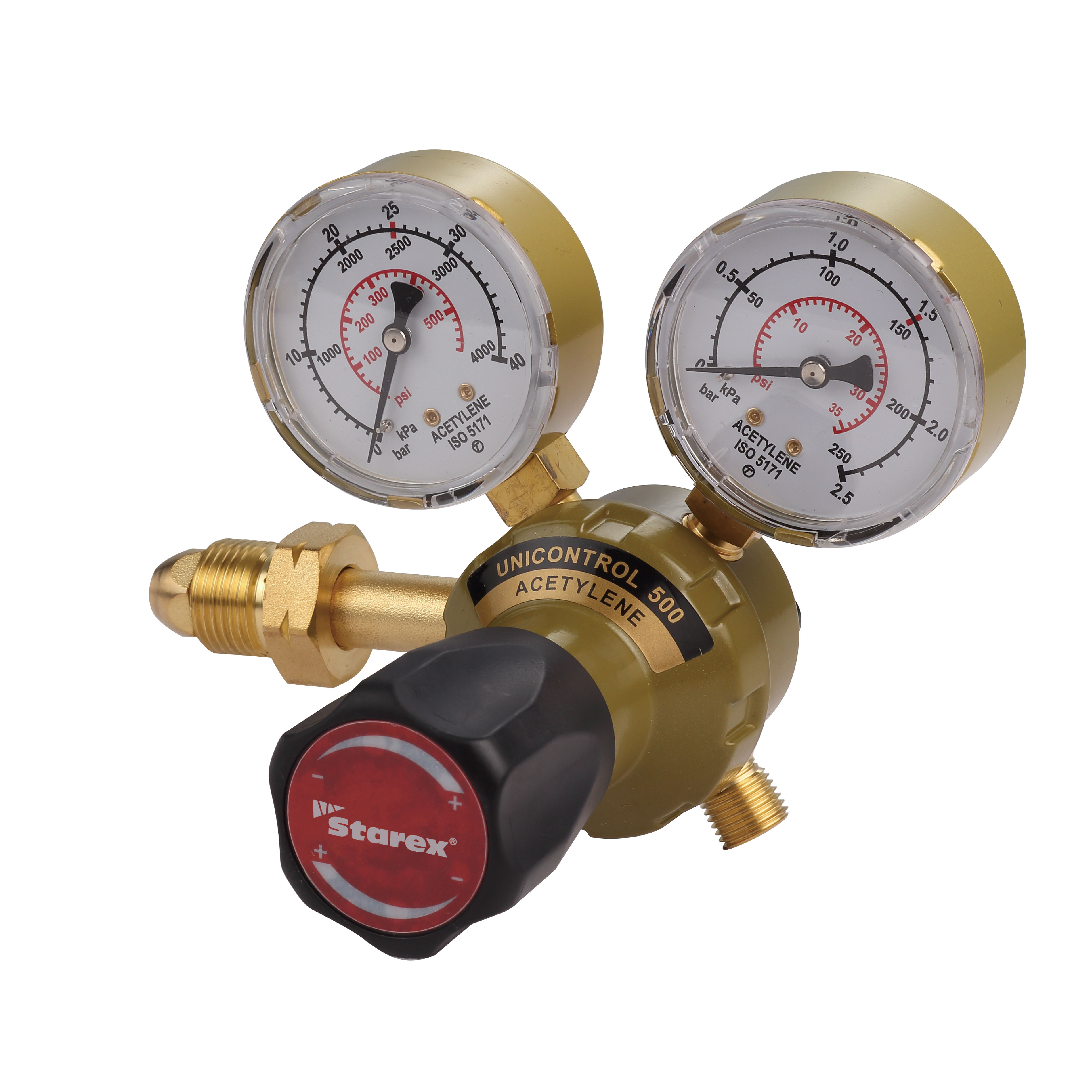Regulador UNICONTROL 300 de servicio mediano Oxígeno, acetileno y argón