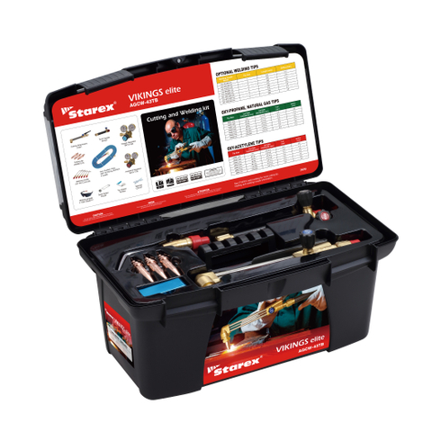 Kit de soldadura y corte más inteligente X21 de calidad premium Vikings AGCW-43TB