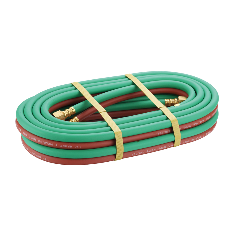 Manguera de caucho para soldadura doble grado T/R de EE. UU. ISO 3821