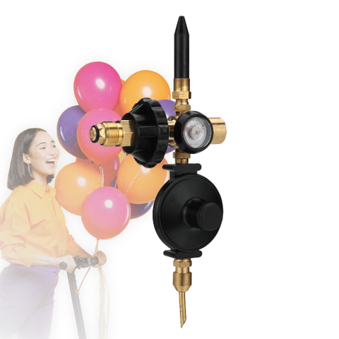 Regulador de llenado de globos de helio Mylar