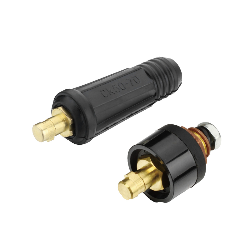 Enchufe del conector del cable de soldadura