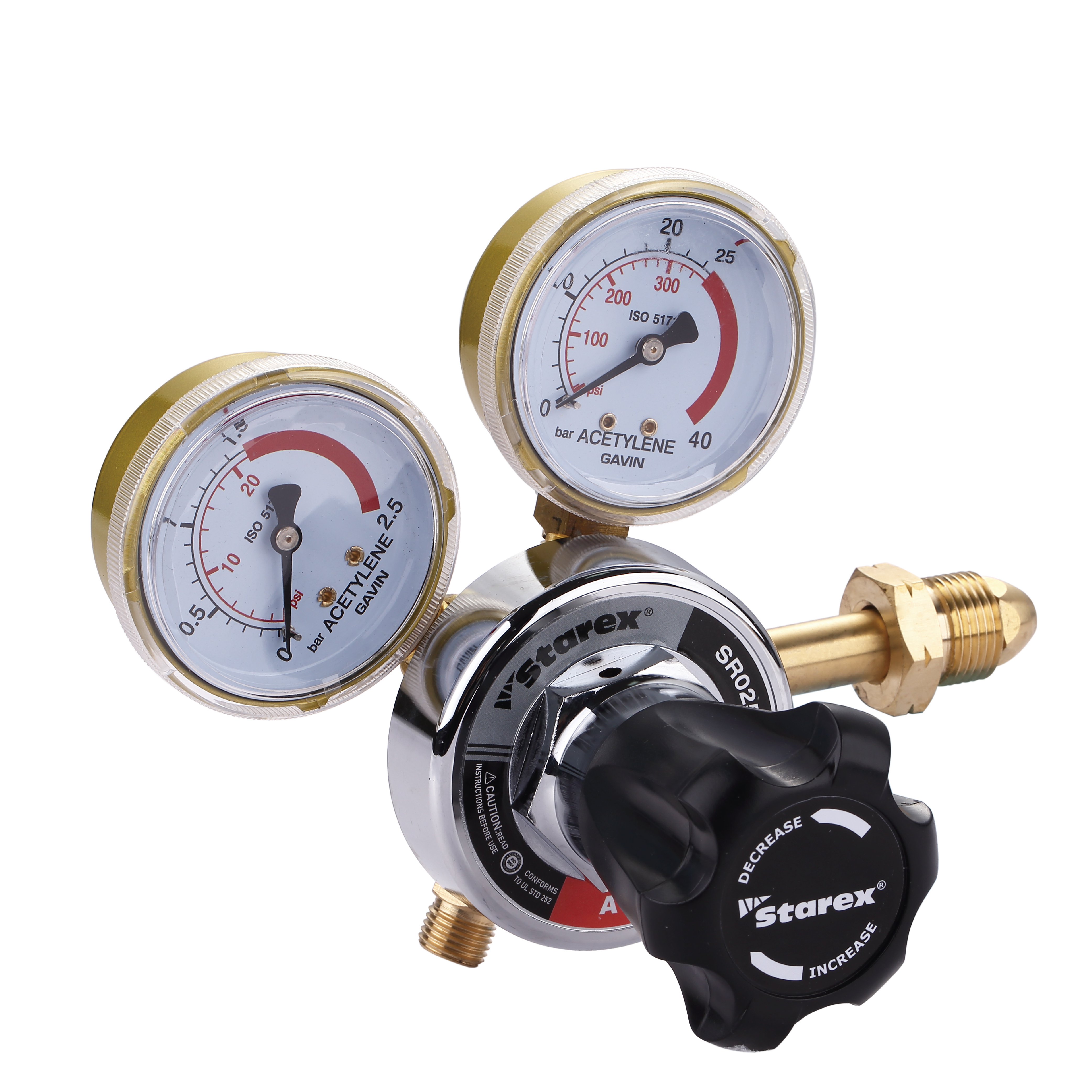 Regulador de oxígeno de calidad media de calidad media 25GX