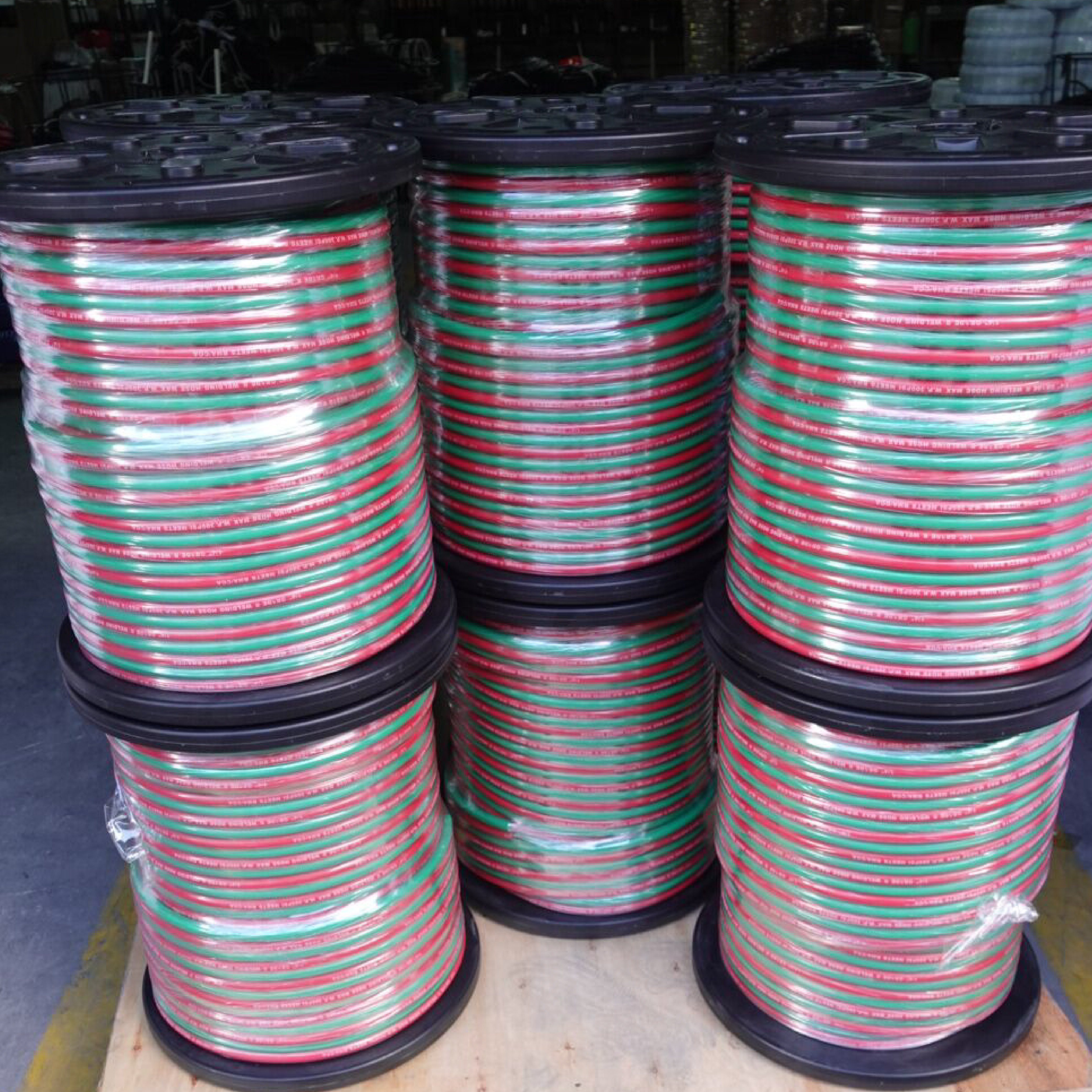 Manguera de caucho de grado USA T/R con carrete