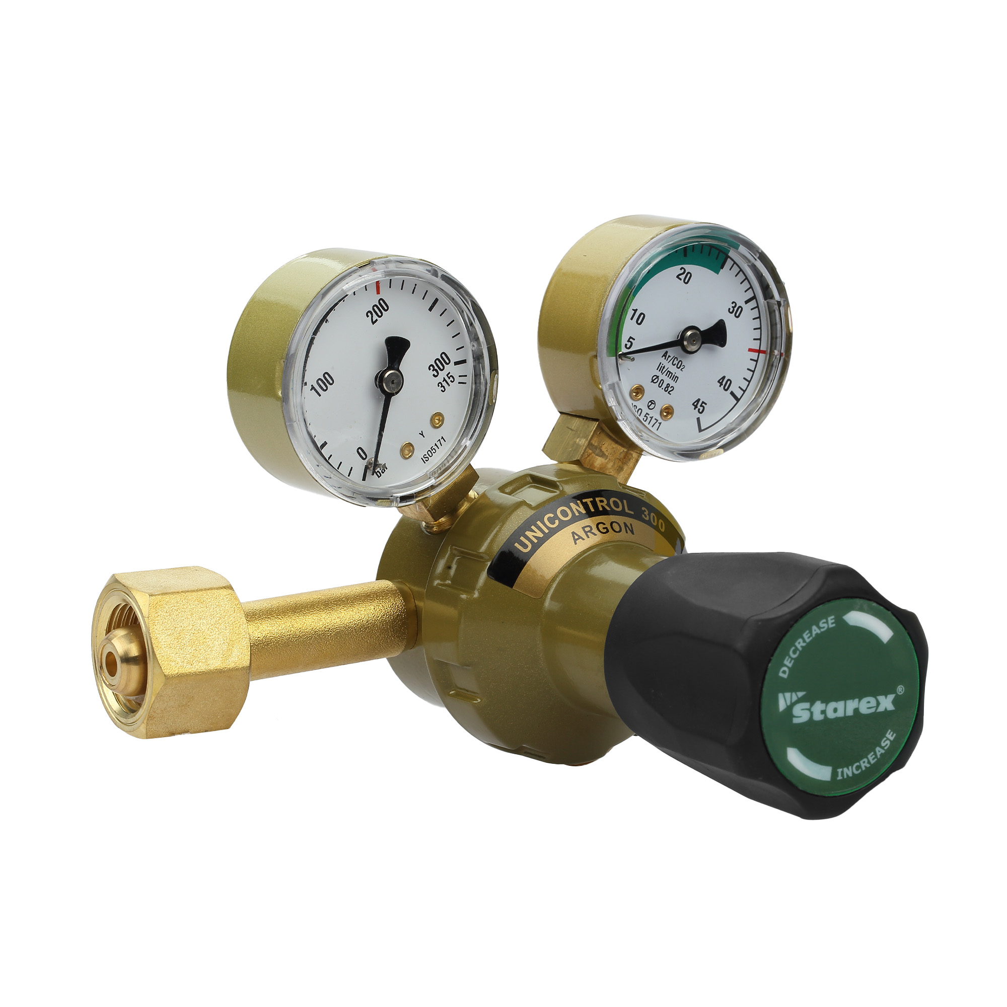 Regulador UNICONTROL 500 de servicio mediano Oxígeno, acetileno y argón