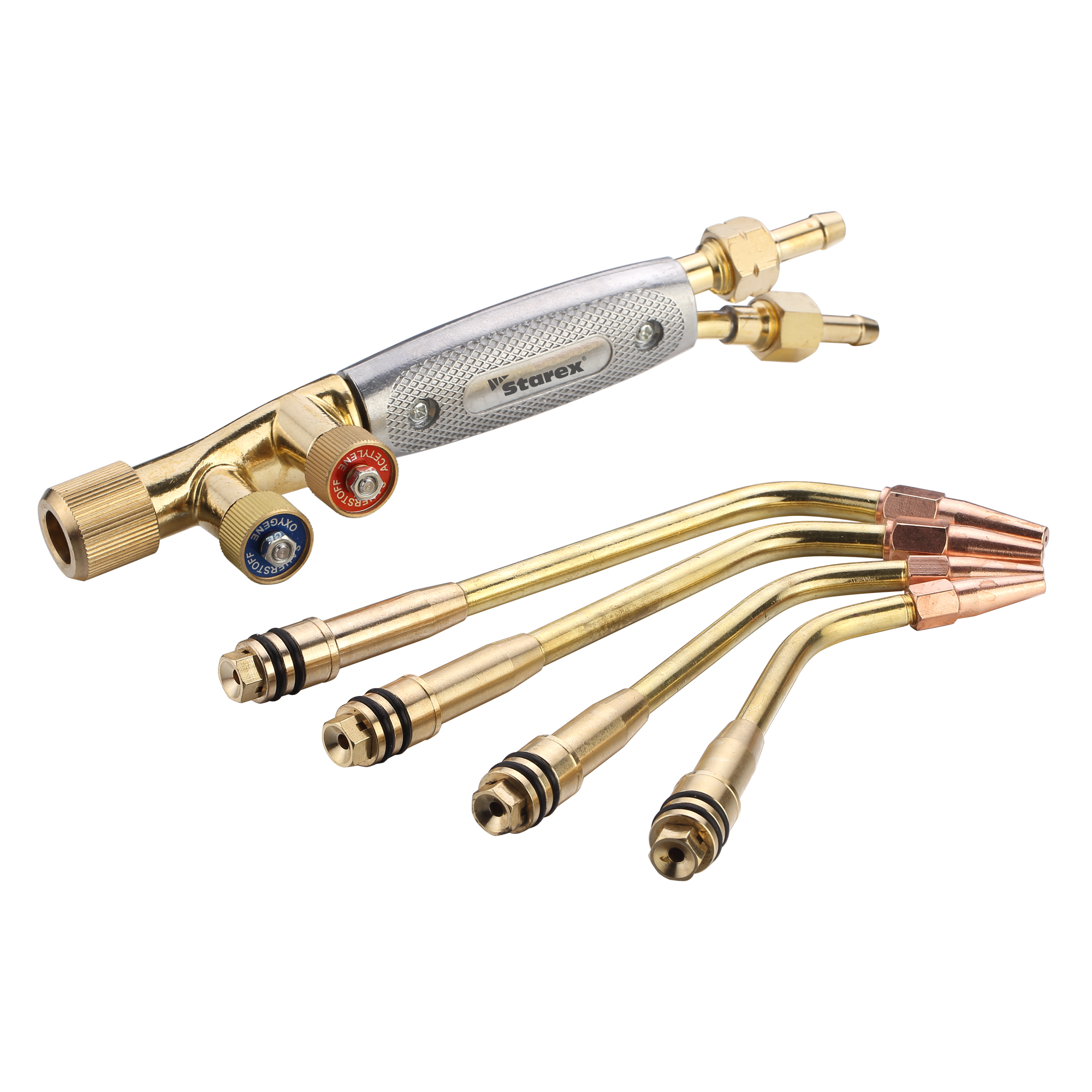 Antorcha de soldadura Gloor de uso liviano completada con 6 puntas