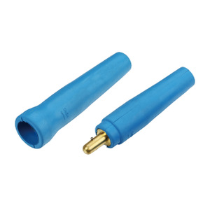 Conector de cable de soldadura con bloqueo por torsión