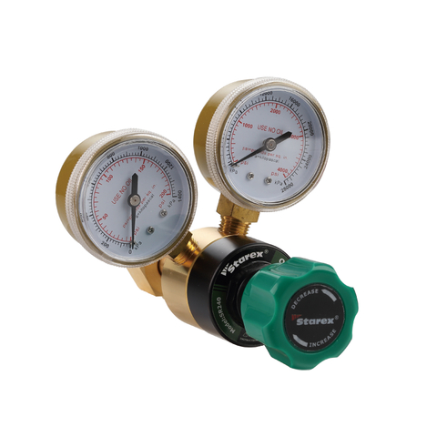 Regulador pequeño de una etapa para oxígeno y acetileno SR142