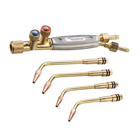 Antorcha de soldadura Gloor de uso liviano completada con 6 puntas