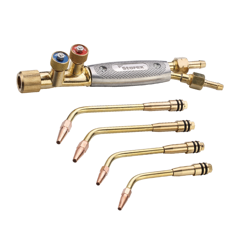 Antorcha de soldadura Gloor de uso liviano completada con 6 puntas